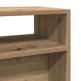 Console Table Artisan Oak 105x30x80 cm Engineered Wood 856623