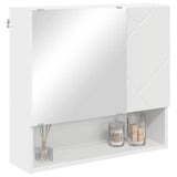 Mirror Cabinet with Door White 59 x 17 x 55 cm Engineered Wood 883364