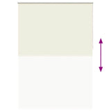 Roller blind blackout 140 x 230 cm off white 240169