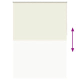 Roller blind blackout 144.4x230 cm Fabric Width 140 cm off white 240169