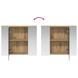 Bathroom Mirror Cabinet Artisan Oak 60 x 14.5 x 50 cm 889078