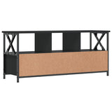 TV Cabinet Black 102x33x45 cm Engineered Wood&Iron 831788