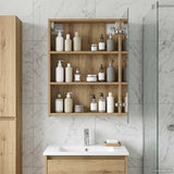 Bathroom Mirror Cabinet Artisian Oak 50 x 14.5 x 70 cm 889046