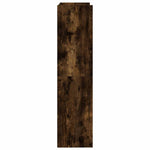 ZNTS Shoe Rack Smoked Oak 60x25x100 cm Engineered Wood 859873