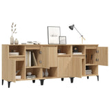 Sideboards 3 pcs Sonoma Oak 60x35x70 cm Engineered Wood 3185746