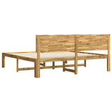Double Bed Frame with Headboard ROSTOCK White 180 x 200 cm 3405457