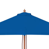 Garden Parasol Blue Fabric 150x200 cm Collapsible 313885