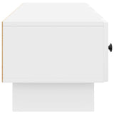 TV Cabinet High Gloss White 147 x 34.5 x 30 cm Engineered Wood 894019