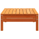 Garden Footstool Wax Brown Solid Wood Pine 838016