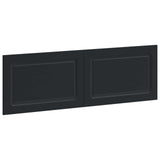 Wall-Mounted Headboard UTRECHT Black Engineered Wood 897826