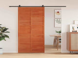 Barn Door Wax brown 90 x 208 cm Solid Pine Wood 860855