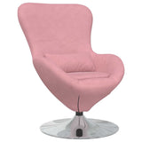 Egg Chair Pink 63 x 73 x 90 cm Velvet 42002728