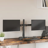 Dual Monitor Stand Black Steel VESA 75/100 mm 358008