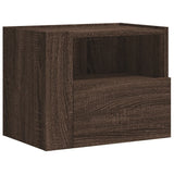 Wall-mounted Bedside Cabinets 2 pcs Brown Oak 45x30x35 cm 848324