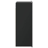 Wall-Mounted Cabinet Black 66 x 34.5 x 92 cm Engineered Wood 898226