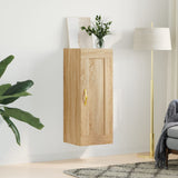 Wall Mounted Cabinet Sonoma Oak 34.5x34x90 cm Engineered Wood 835021