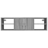 Wall Shelf Grey Sonoma 102x30x29 cm Engineered Wood 826364
