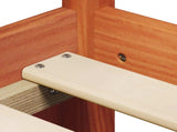 Day bed with Headboard 3 pcs Wax Brown Solid Pine Wood 3422748