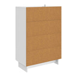 Sideboard White 66 x 34.5 x 95 cm Engineered Wood 893975