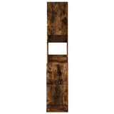 Kitchen Cabinet Smoked Oak 35x50x180 cm Engineered Wood 840762