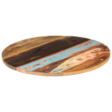 286040 Round Table Top 80 cm 25-27 mm Solid Reclaimed Wood
