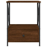 Bedside Tables 2 pcs Brown Oak 50x41x65 cm Engineered Wood 826092