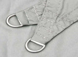 Sun Shade Sail Light Grey 6x3 m 100% Polyester Oxford 4000548