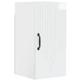 3 Piece Bathroom Cabinet Set HOORN High Gloss White 3417796