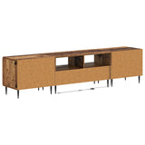 5 Piece LED TV Cabinet Old Wood Engineered Wood 3416526