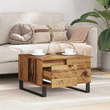 Coffee Table Old Wood 55 x 55 x 36.5 cm Engineered Wood 881663