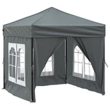 Folding Party Tent with Sidewalls Anthracite 2x2 m 93502