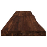 Live Edge Table Top 150 x 30 x 3.5 cm Rectangular Dark Brown 938422