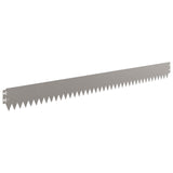 Lawn Edging 50 pcs 103 x 10 cm Steel Rusty 8008447