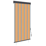 Outdoor Roller Blind 100x250 cm Yellow and Blue 145956