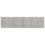 ZNTS TV Cabinet Concrete Grey 120x30x30 cm Engineered Wood 801494