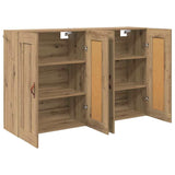 Wall-mounted Cabinet 2 pcs Artisan Oak 69.5 x 34 x 90 cm 3415573