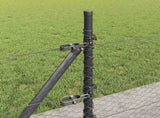 Welded Wire Fence with Concrete Base 50 x 0.5 m 3353682