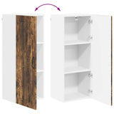 Wall Cabinet LUCCA Smoked Oak 40 x 31 x 100 cm Engineered Wood 885120