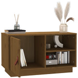 TV Cabinet Honey Brown 70x34x40 cm Solid Wood Pine 818238