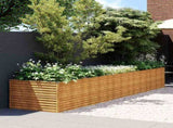 Garden Raised Bed 479x100x69 cm Corten Steel 152006