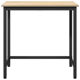 Table Sonoma Oak 100 x 50 x 76.5 cm Engineered Wood and Steel 873769