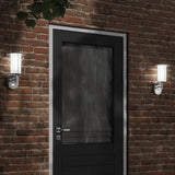Outdoor Wall Lights with Sensors 2pcs Silver Stainless Steel 4006287