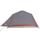 Camping Tent Dome 4-Person Grey Waterproof 94721
