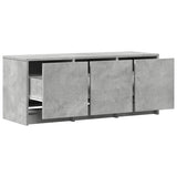 TV Cabinet with LED Concrete Grey 97x34x40 cm Engineered Wood 852239