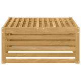 Outdoor Footstool Solid Acacia Wood White 79 x 79 x 37 cm 901561