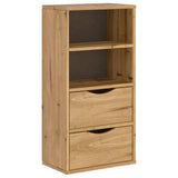Side Cabinet with Drawers "ODDA" 40x24x79 cm Solid Wood Pine 4103593