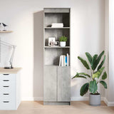 Highboard Concrete Grey 50x35x180 cm Engineered Wood 3328465