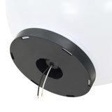 Bowl Lamp Set of 2 White Polymethyl methacrylate 50657
