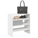 Shoe Racks 2 pcs Stackable White 60x30x30.5 cm 858858