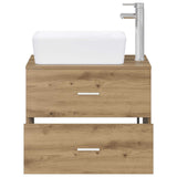 Bathroom Furniture Set Artisan Oak Engineered Wood 3404397